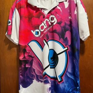 Bang energy drink polo shirt